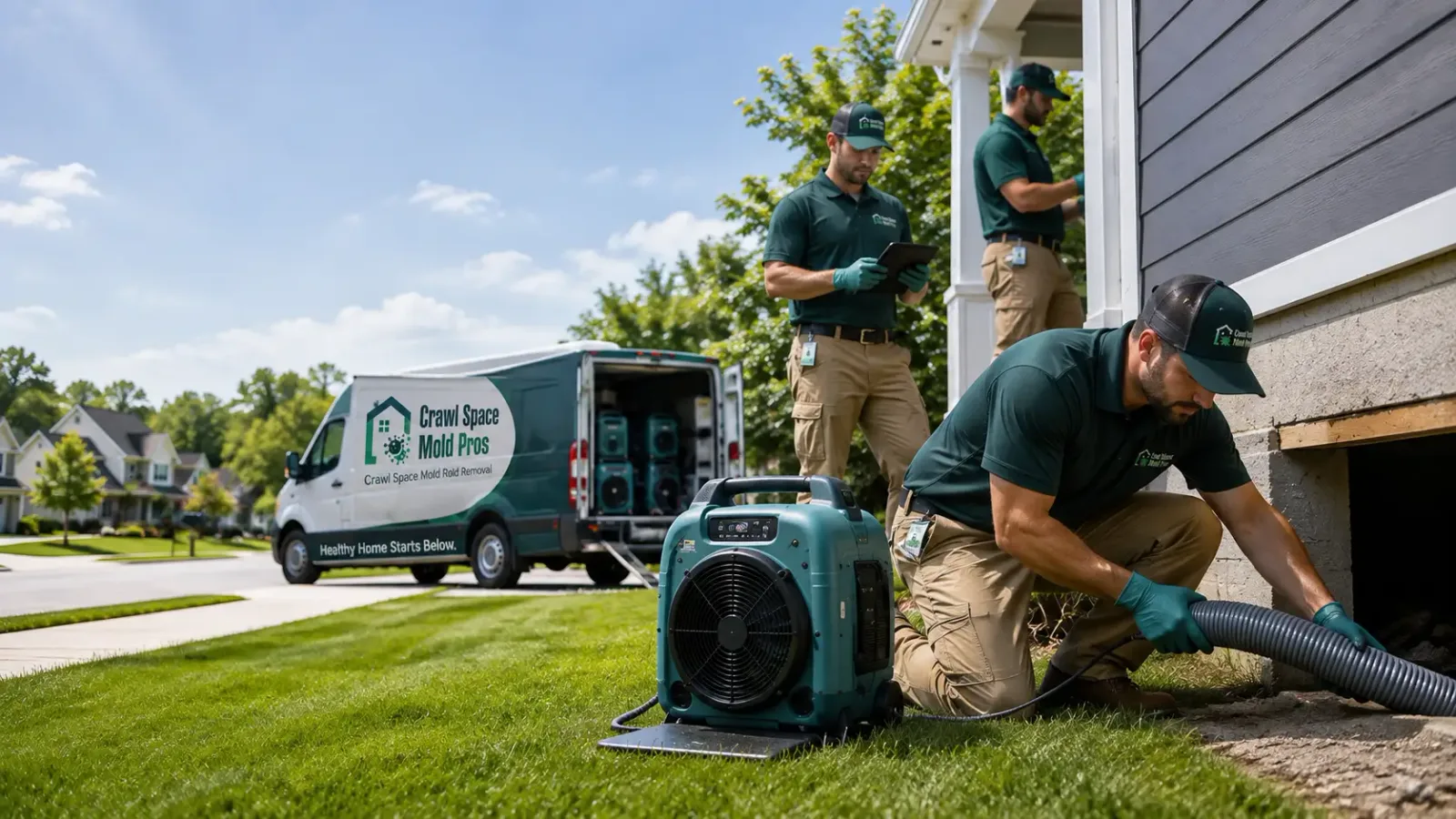 Crawl Space Mold Removal in Carleton, NE